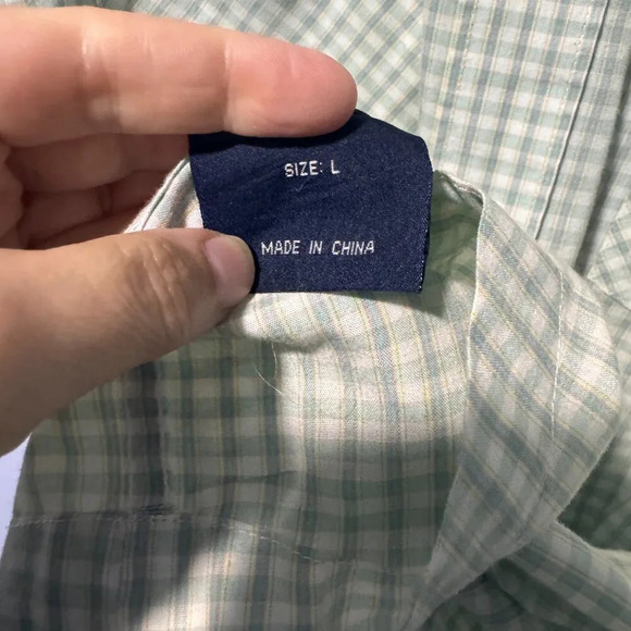 SALTY Shirt Western Short‎  Sleeve Pockets Pearl Snaps size large - Picture 5 of 6